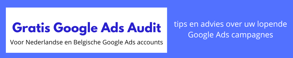 google ads audit aanvragen